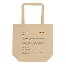 Load image into Gallery viewer, 'haux' definition Eco Tote Bag