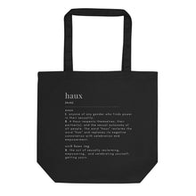 Load image into Gallery viewer, Haux Hive &#39;Haux&#39; Definition Eco Tote Bag
