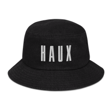 Load image into Gallery viewer, Denim &#39;HAUX&#39; Bucket Hat
