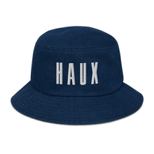 Load image into Gallery viewer, Denim &#39;HAUX&#39; Bucket Hat
