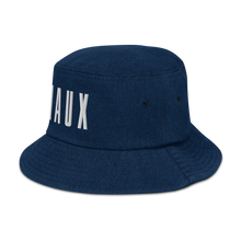 Load image into Gallery viewer, Denim &#39;HAUX&#39; Bucket Hat
