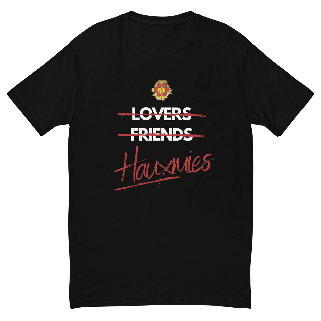 'Hauxmies Lovers Friends' Black Unisex Tee