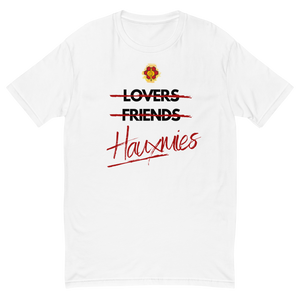 'Hauxmies Lovers Friends' White Unisex Tee